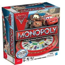 Disney Pixar Cars 2- Monopoly