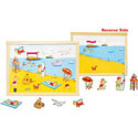 Magnetic Twin Play Tray - The Beach